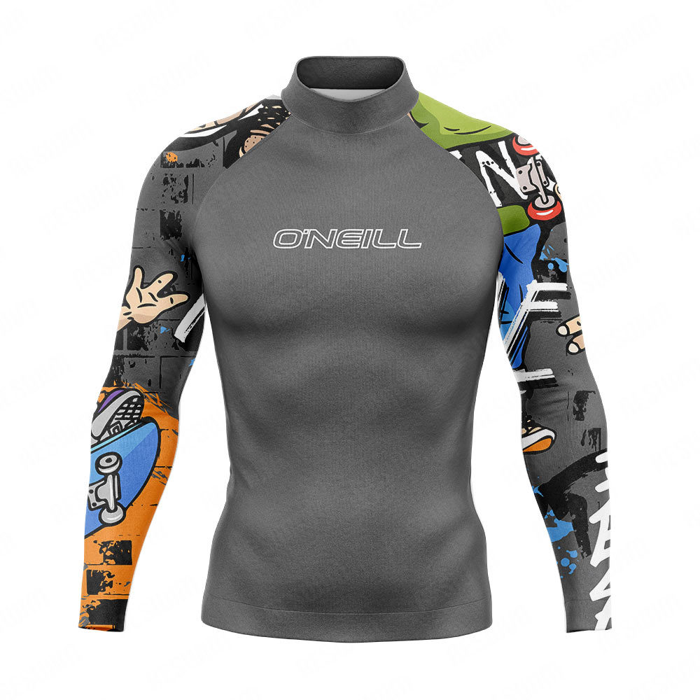 Men'S Fashion Over 50 - Neuer Herren-Surfanzug Rash Guard Langarm-Surfshirt UPF