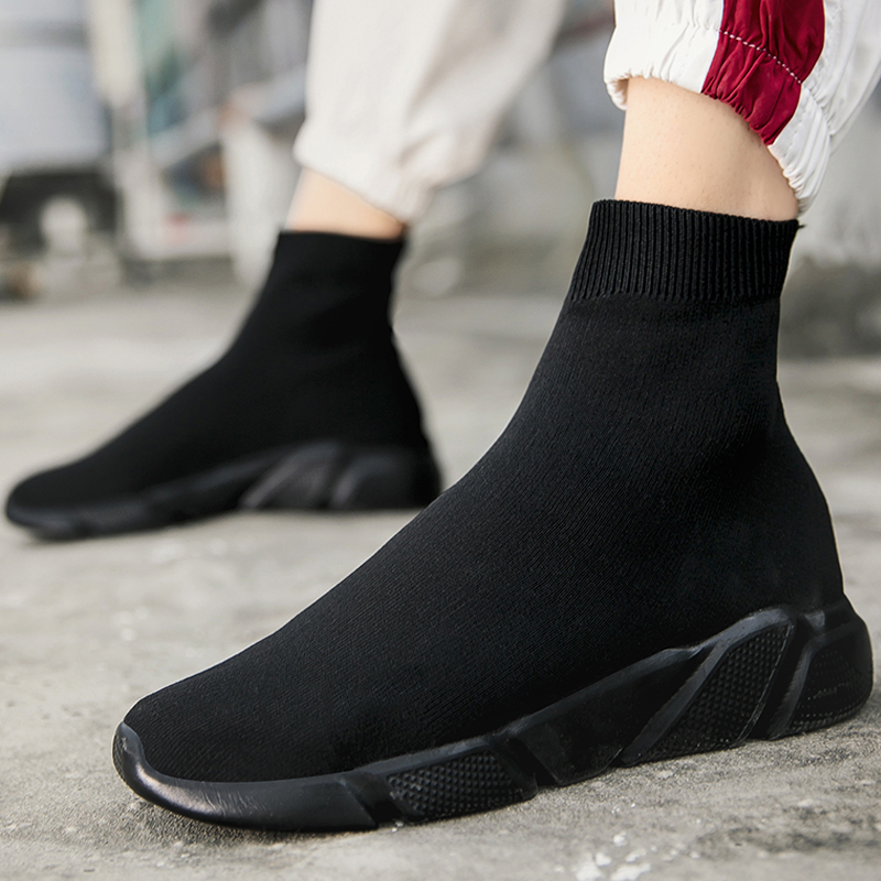 Mens Fashion Autumn 2025 - 2025, Frühlings-Turnschuhe für Herren, schwarze Slip-On-Freizeitschuhe