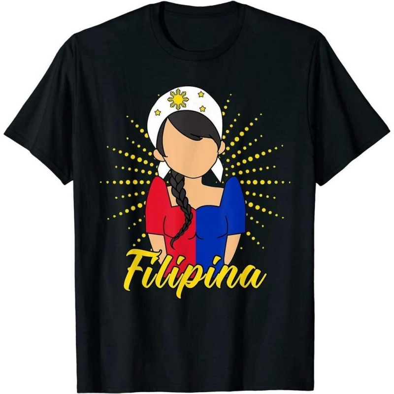 Men'S Fashion Philippines - 3D-gedrucktes philippinisches Unabhängigkeits-Jeepney-T-Shirt für Männer, patriotisches