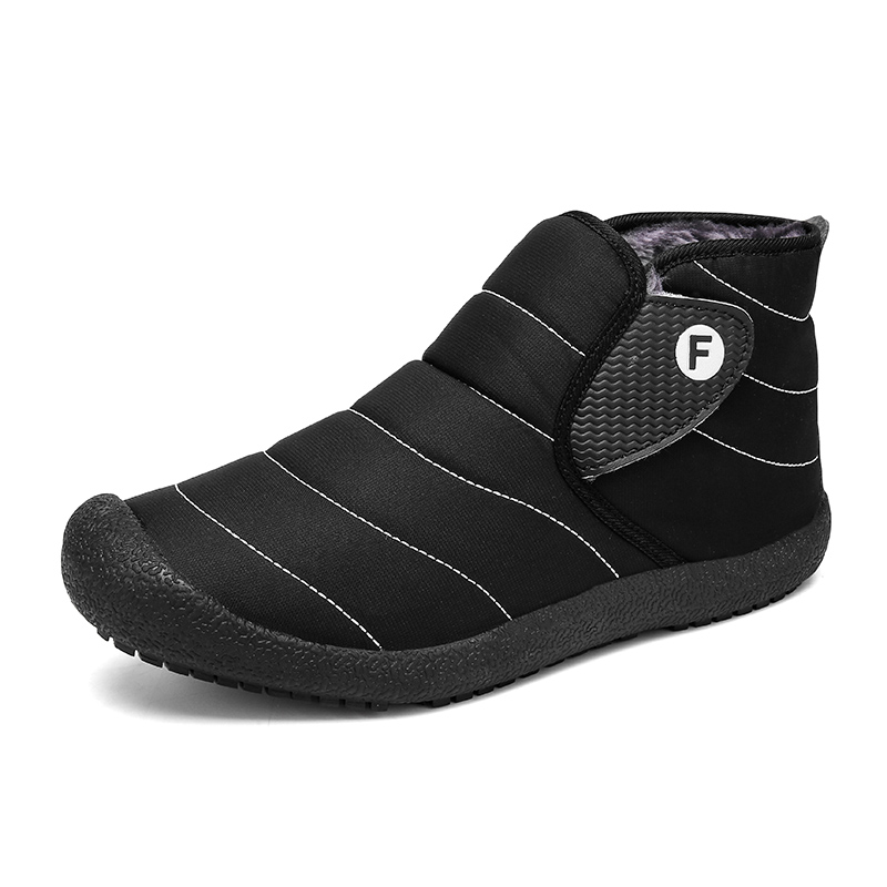 Men Fashion Kids - Wasserdichte Winterstiefel für Herren, warme Plüsch-Schneestiefel,