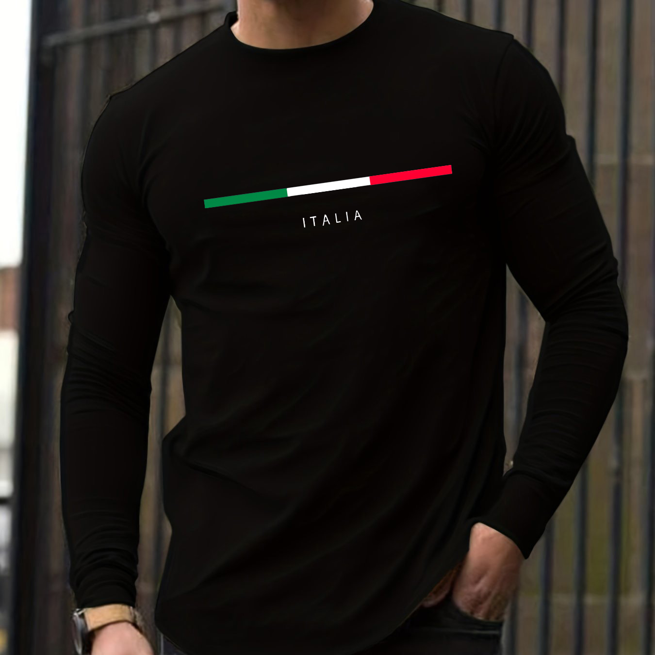 Men'S Fashion T Shirts - Herren-T-Shirt-Oberteil aus 100 % reiner Baumwolle,