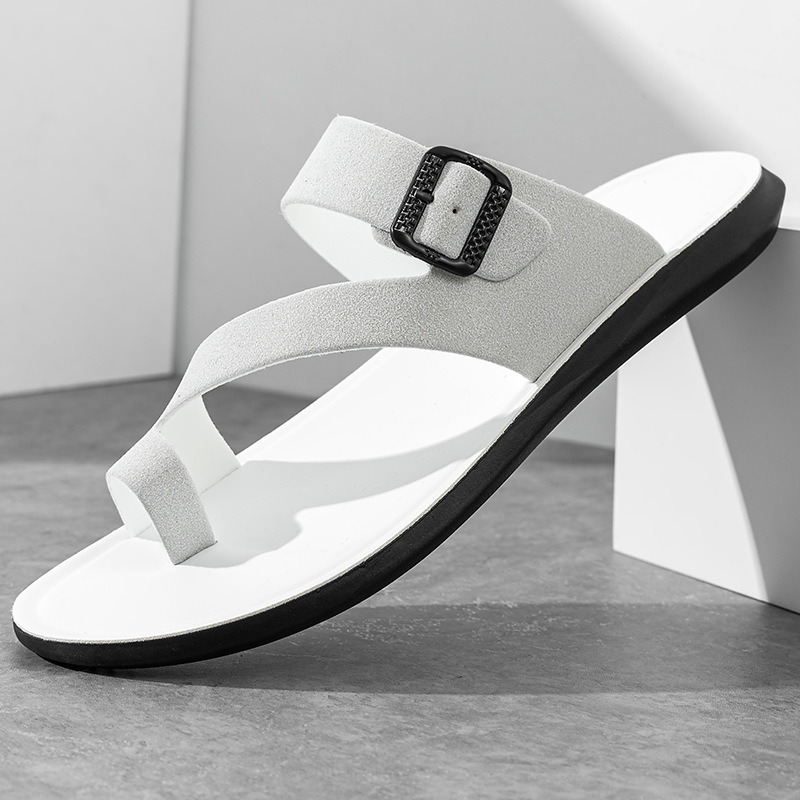 Men'S Fashion For 30 Year Olds - 2026 Neue Sommer Handgefertigte Leder-Slipper Trendige