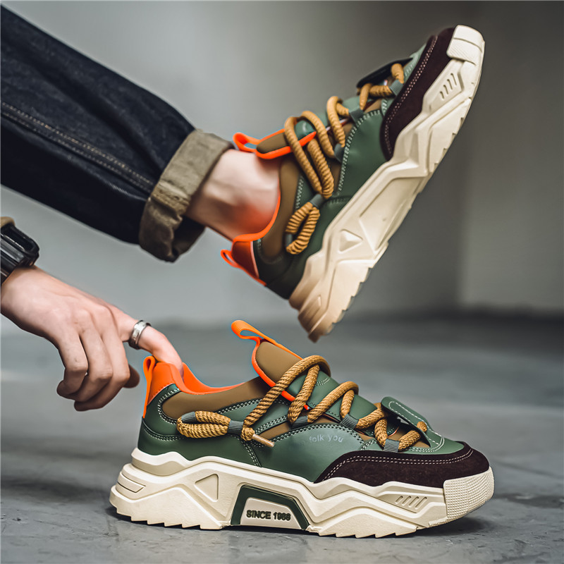 Mens Fashion Autumn 2025 - Neue Herren-Freizeit-Sneaker 2025, Frühlingsmode, vielseitige Low-Top-Skateboard-Schuhe