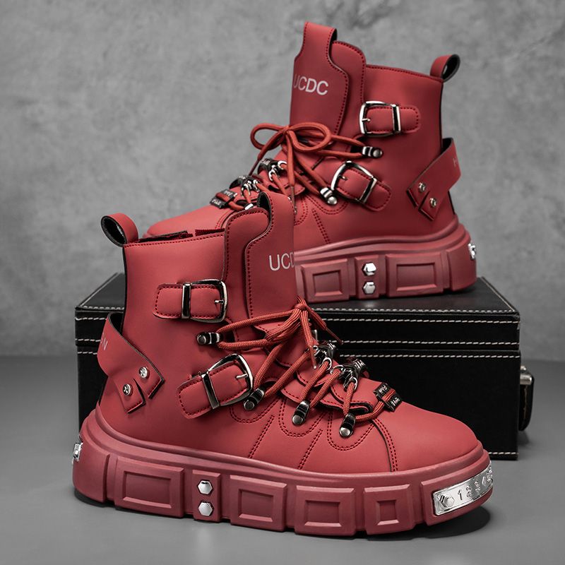 Men'S Fashion For 30 Year Olds - Original Marke Stiefel für Mann Punk