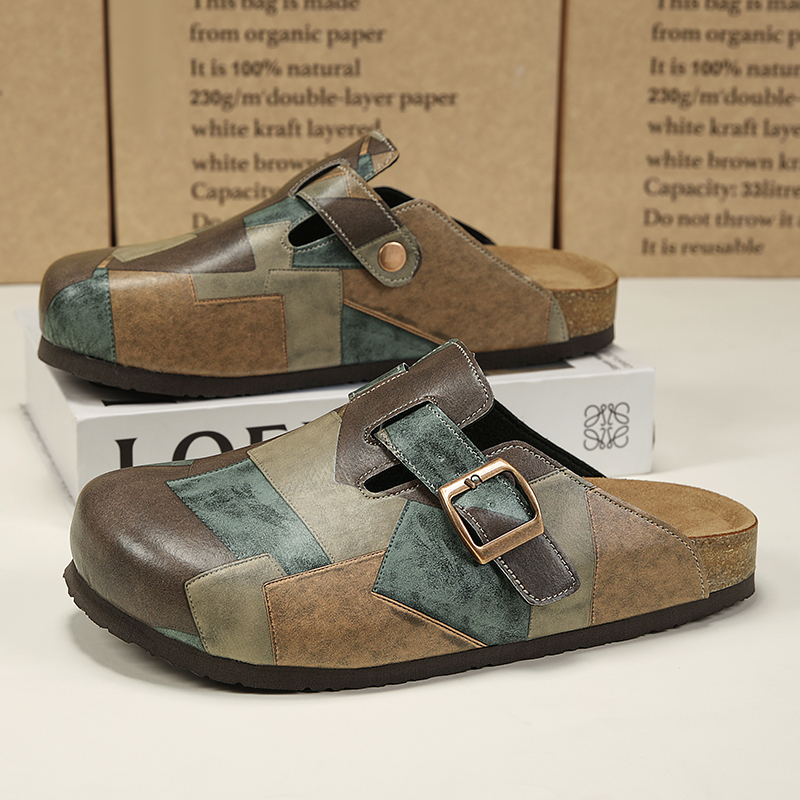 Men'S Fashion For 30 Year Olds - Unisex-Hausschuhe aus Kork mit geschlossener Zehenpartie,