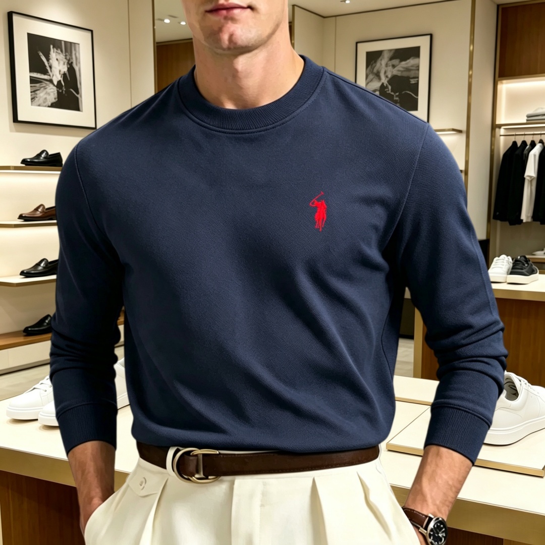 Men'S Fashion T Shirts - Weiches Baumwoll-Herren-T-Shirt mit langen Ärmeln und