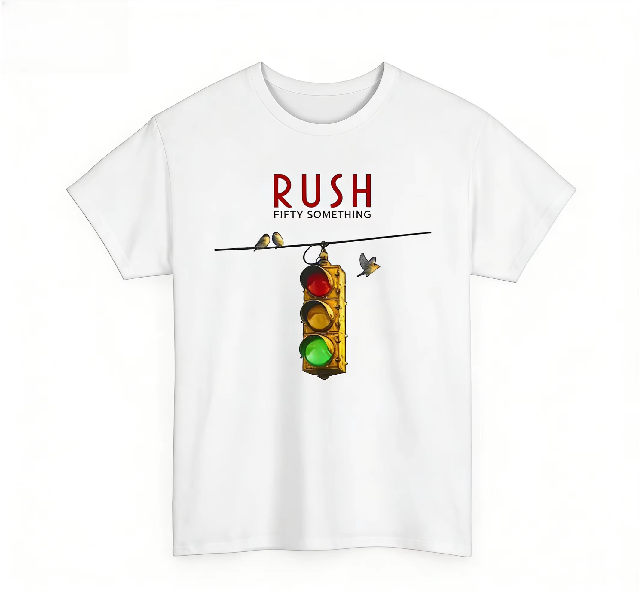 Mens Fashion In The 50S - 2026 Neues Rush-Modell Schwarzes Tour-Konzert-T-Shirt für