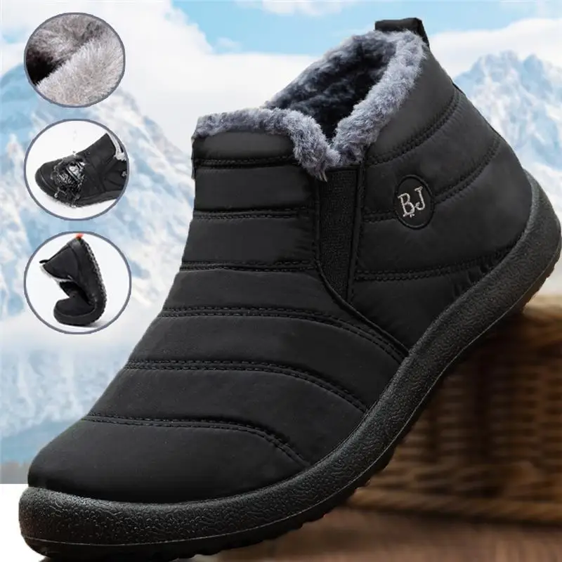 Men'S Fashion For 30 Year Olds - Modische Herren-Schneestiefel Knöchelhoch Warme Schuhe für