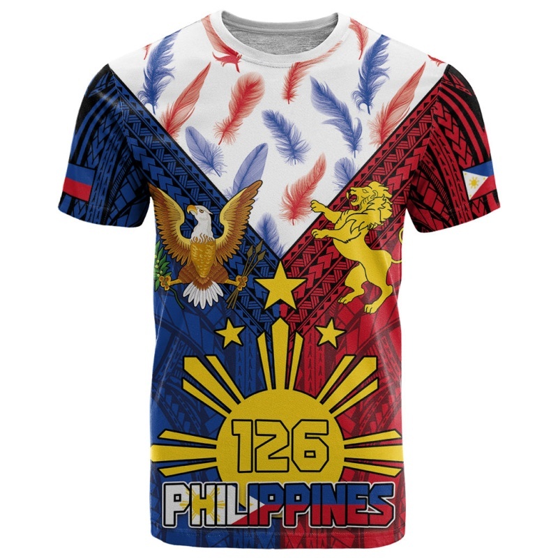Men'S Fashion Philippines - 3D-gedrucktes T-Shirt zum philippinischen Unabhängigkeitstag für