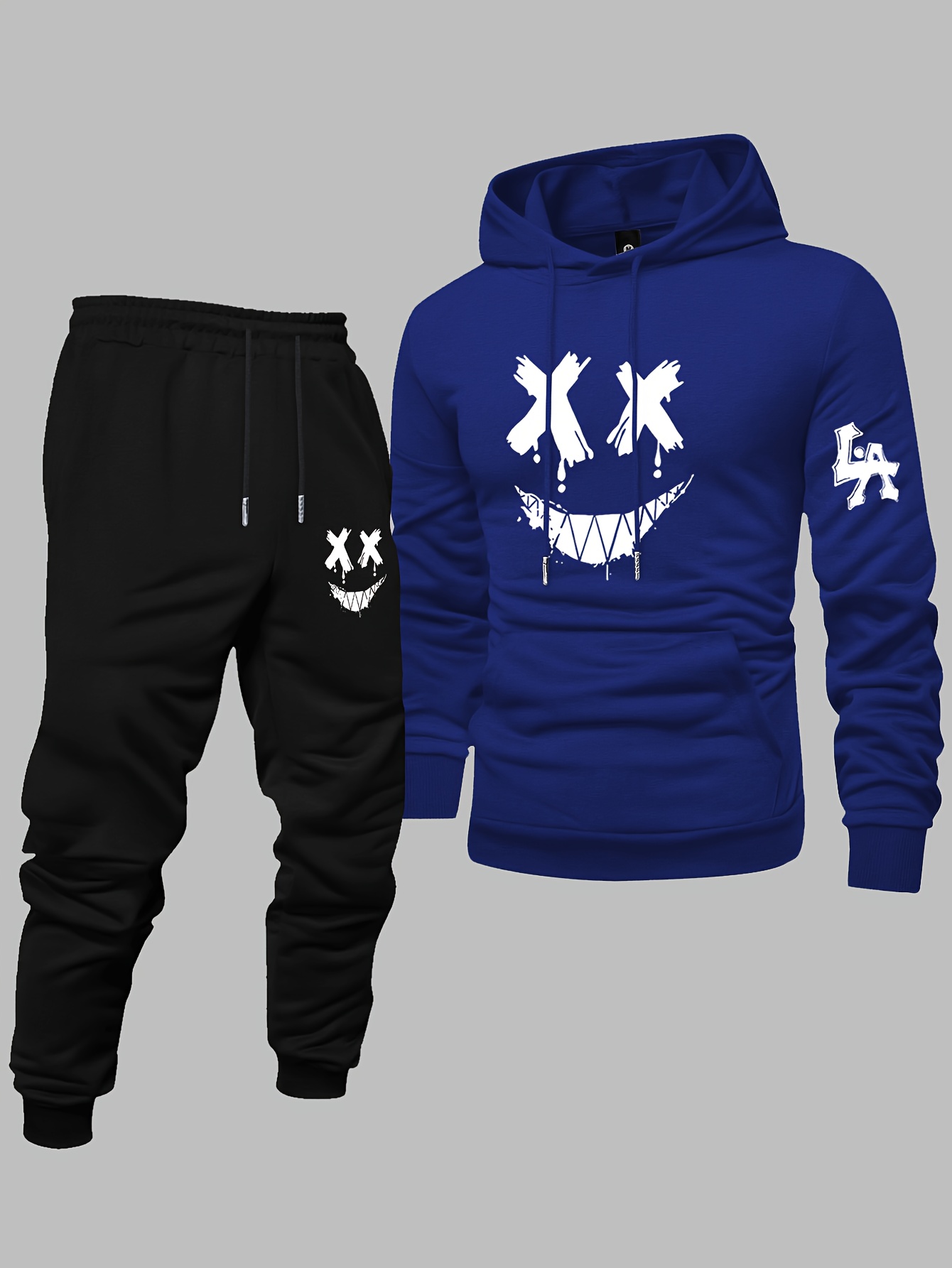 Streetwear Hoodie - 2026 Herren Trendiger Streetwear Trainingsanzug 2-teiliges