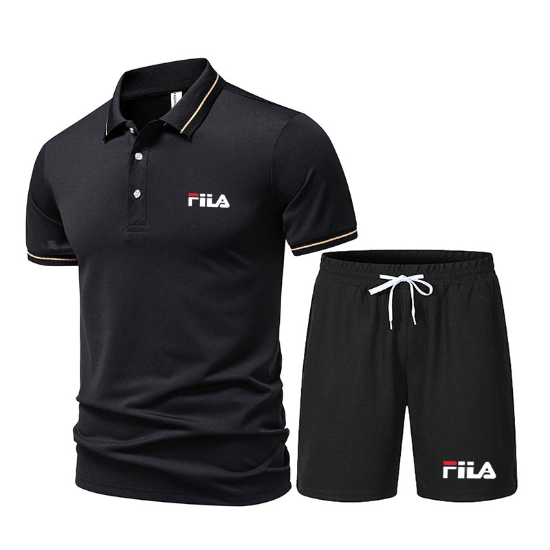 Men'S Fashion Polo - Modisches 2-teiliges Sportoutfit für Herren, lässiges