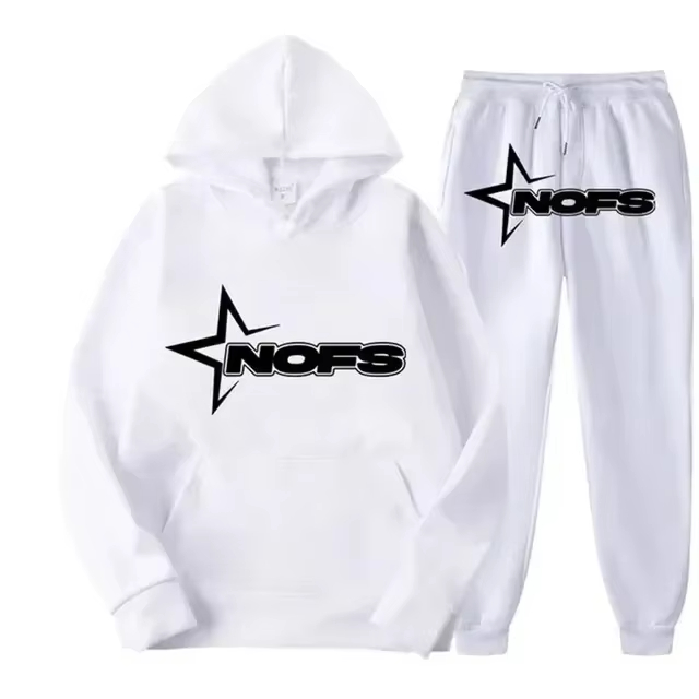 Streetwear Hoodie - 2026 Streetwear Herren Kapuzenpullover Trainingsanzug Star