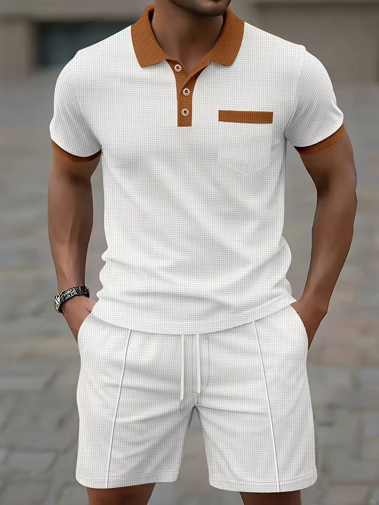 Men'S Fashion Polo - Bestseller Herren Sommer Kurzarm-Shirt T-Shirt Polo