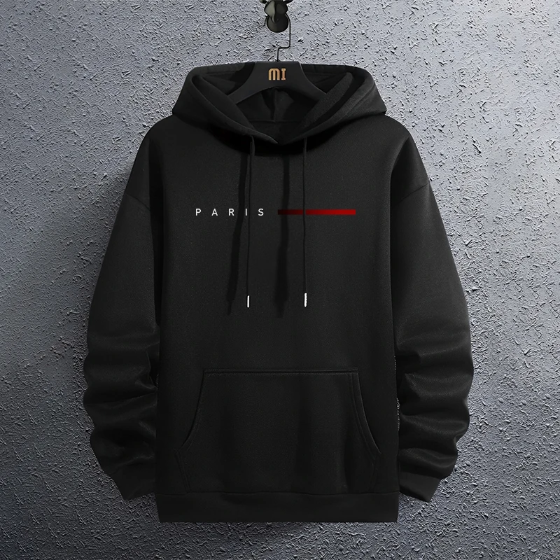 Men'S Fashion Paris 2025 - Paris Fashion Hoodies für Herren, ganzjährig,