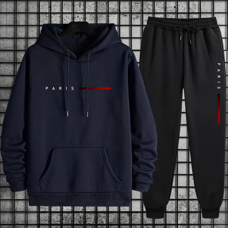 Men'S Fashion Paris 2025 - Herbst-Winter-beiläufiger Hoodie-Jogginganzug 2025, neue Ankunft, Herren-Trainingsanzug,