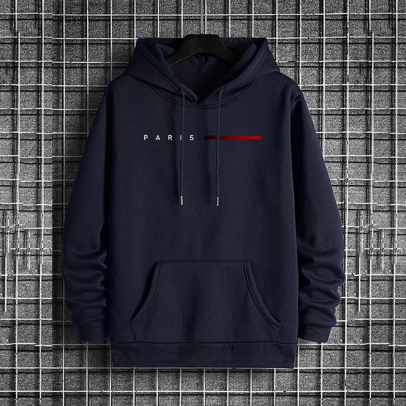 Men'S Fashion Paris 2025 - Trendiges Herren-Kapuzenpullover 2025, urbaner Street-Style, Paris,