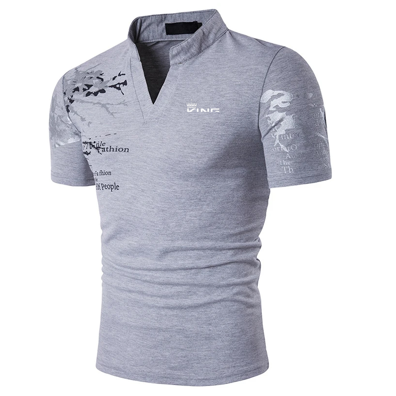 Herren Poloshirt Golfshirt Gra – Men'S Fashion Golf Clothing Bewertung und Preis