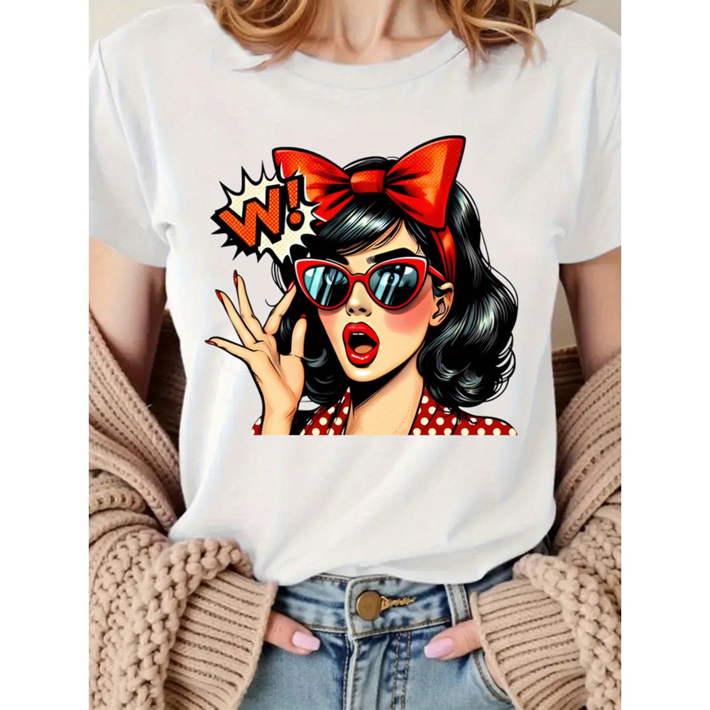Retro Pop-Art Damen T-Shirt mi – Mens Fashion In The 50S Bewertung und Preis