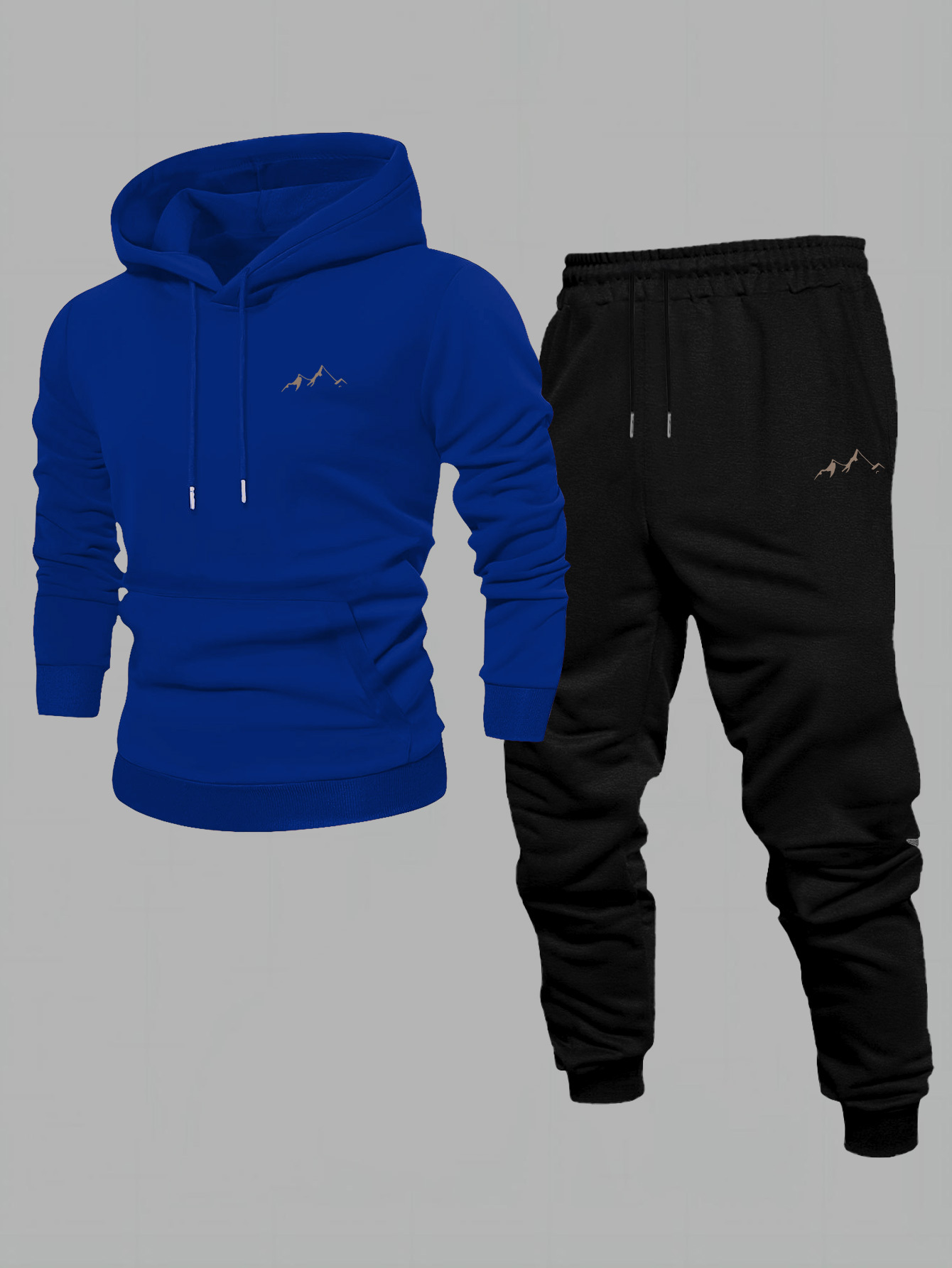 Herren 2-Teiliger Trainingsanz – Streetwear Hoodie Bewertung und Preis