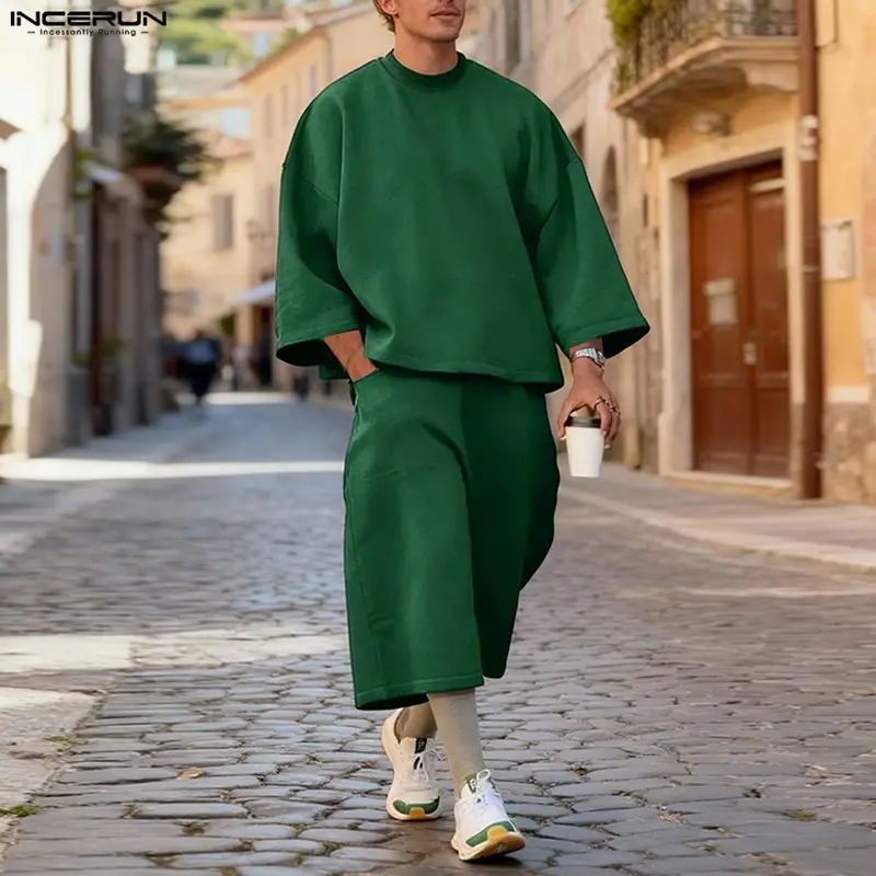 INCERUN Herren-Sets, einfarbig – Streetwear Hoodie Bewertung und Preis