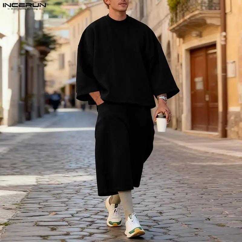 INCERUN Herren-Sets, einfarbig – Streetwear Hoodie Bewertung und Preis