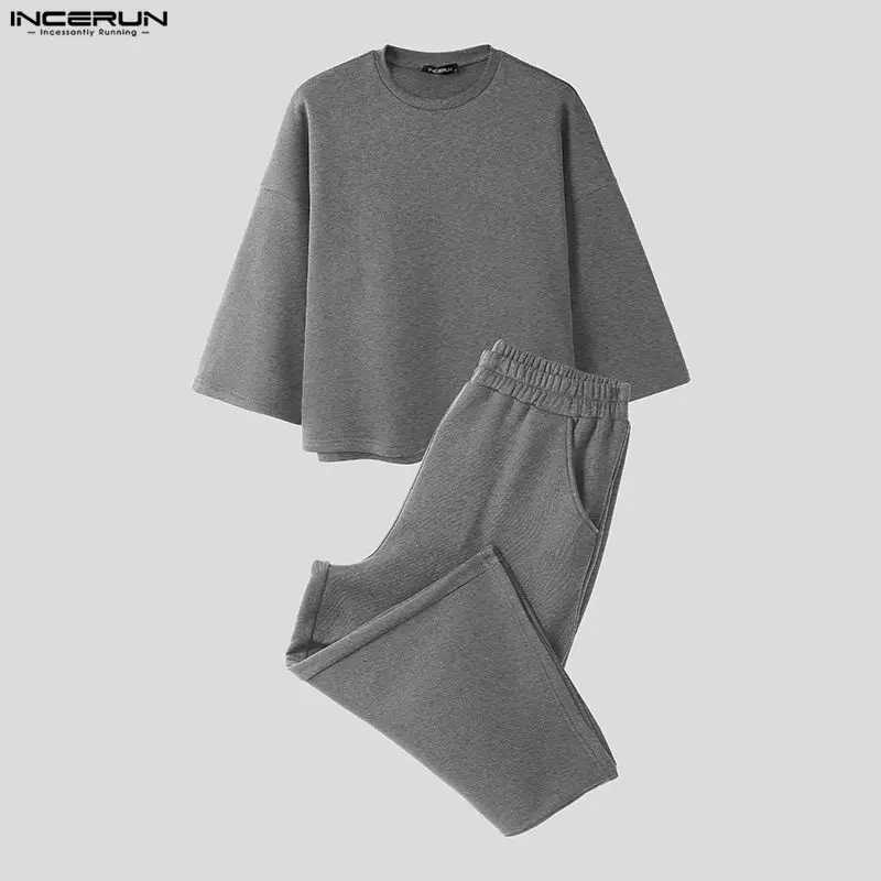 INCERUN Herren-Sets, einfarbig – Streetwear Hoodie Bewertung und Preis