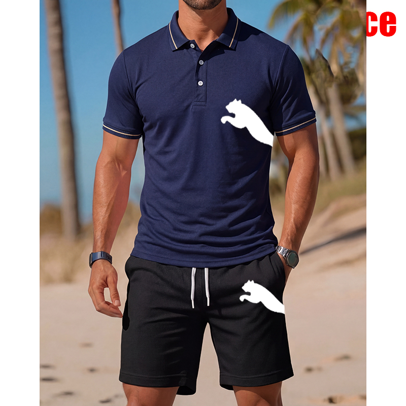 Herren Freizeit-Kurzarm-Polosh – Men'S Fashion Polo Bewertung und Preis