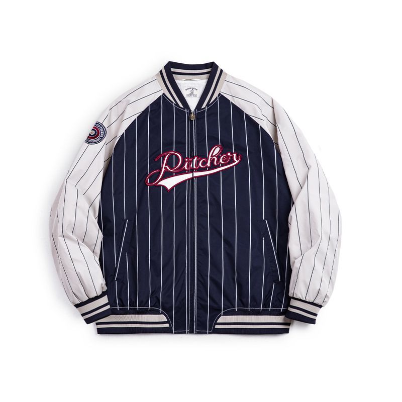 Maden Amerikanische Retro Gest – Varsity Jacket Letterman Bewertung und Preis