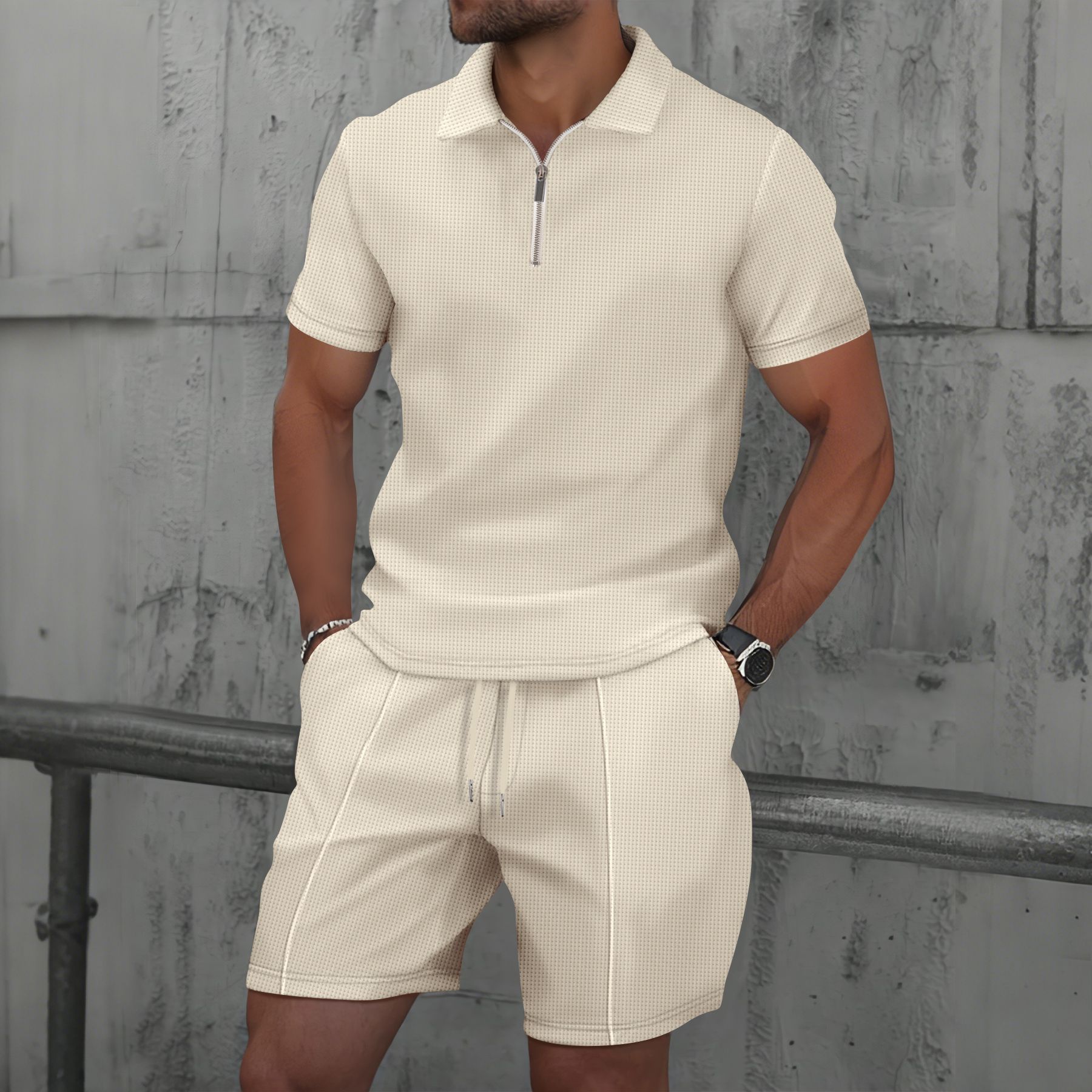 Herren Waffel-Schnelltrocknung – Men'S Fashion Polo Bewertung und Preis