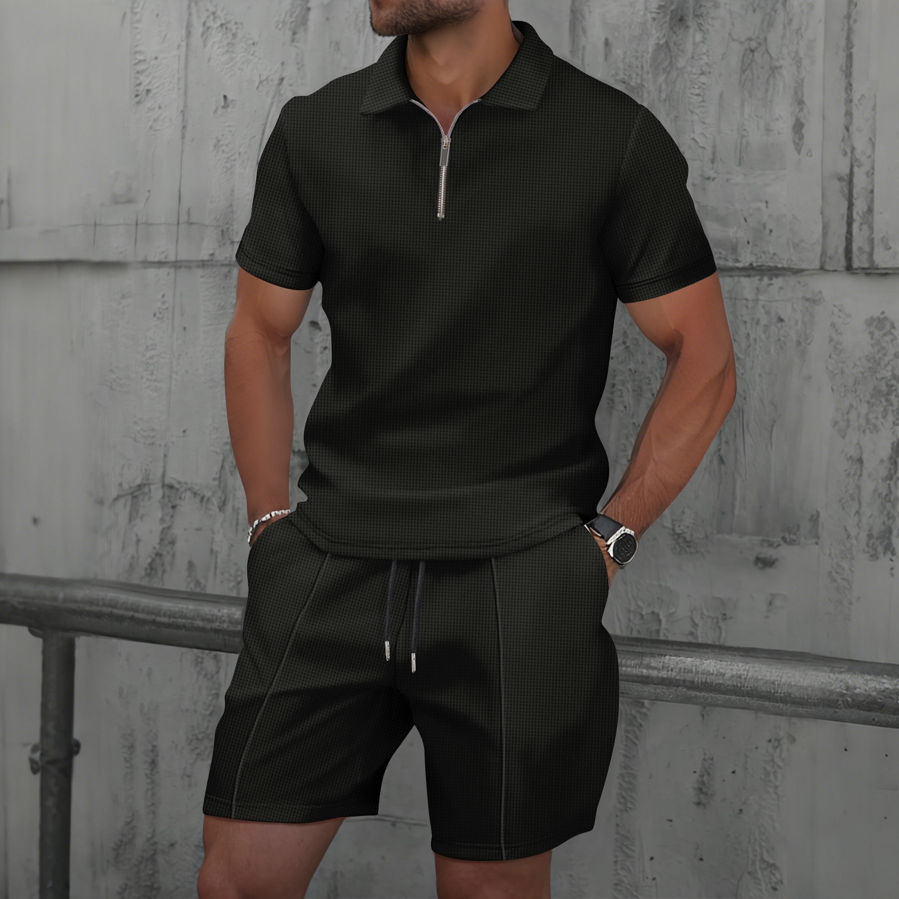 Herren Waffel-Schnelltrocknung – Men'S Fashion Polo Bewertung und Preis