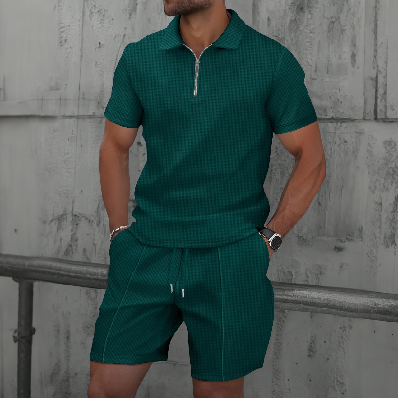 Herren Waffel-Schnelltrocknung – Men'S Fashion Polo Bewertung und Preis