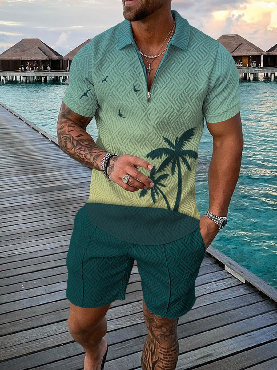 Hawaiianisches Kokosnussbaum-P – Men'S Fashion Polo Bewertung und Preis