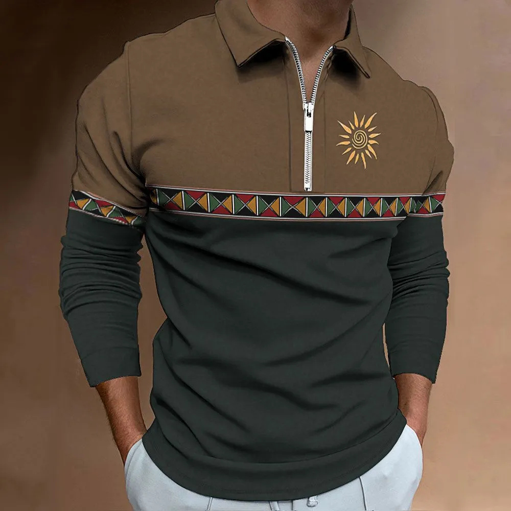 Herren Poloshirts Retro Color  – Men'S Fashion Golf Clothing Bewertung und Preis