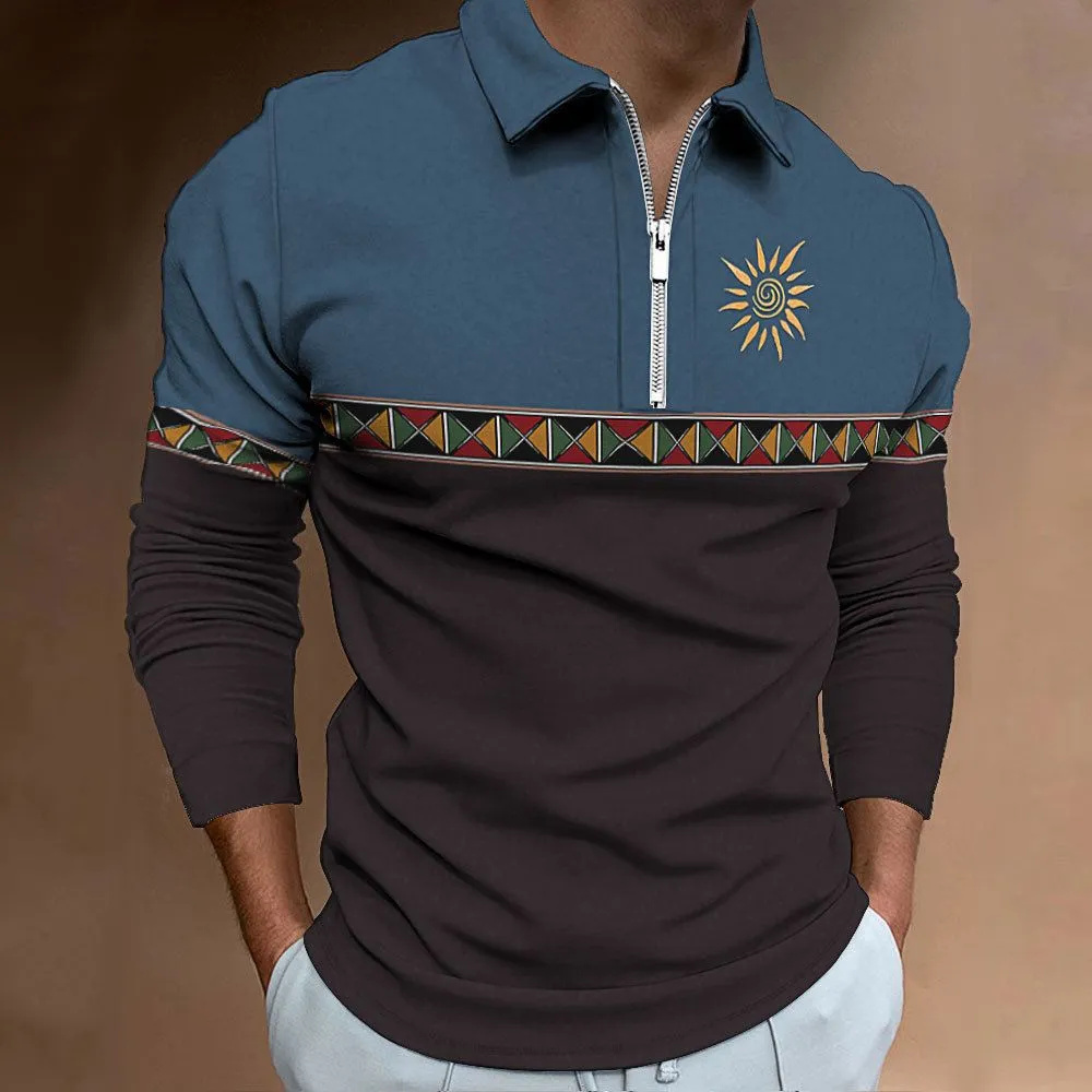 Herren Poloshirts Retro Color  – Men'S Fashion Golf Clothing Bewertung und Preis
