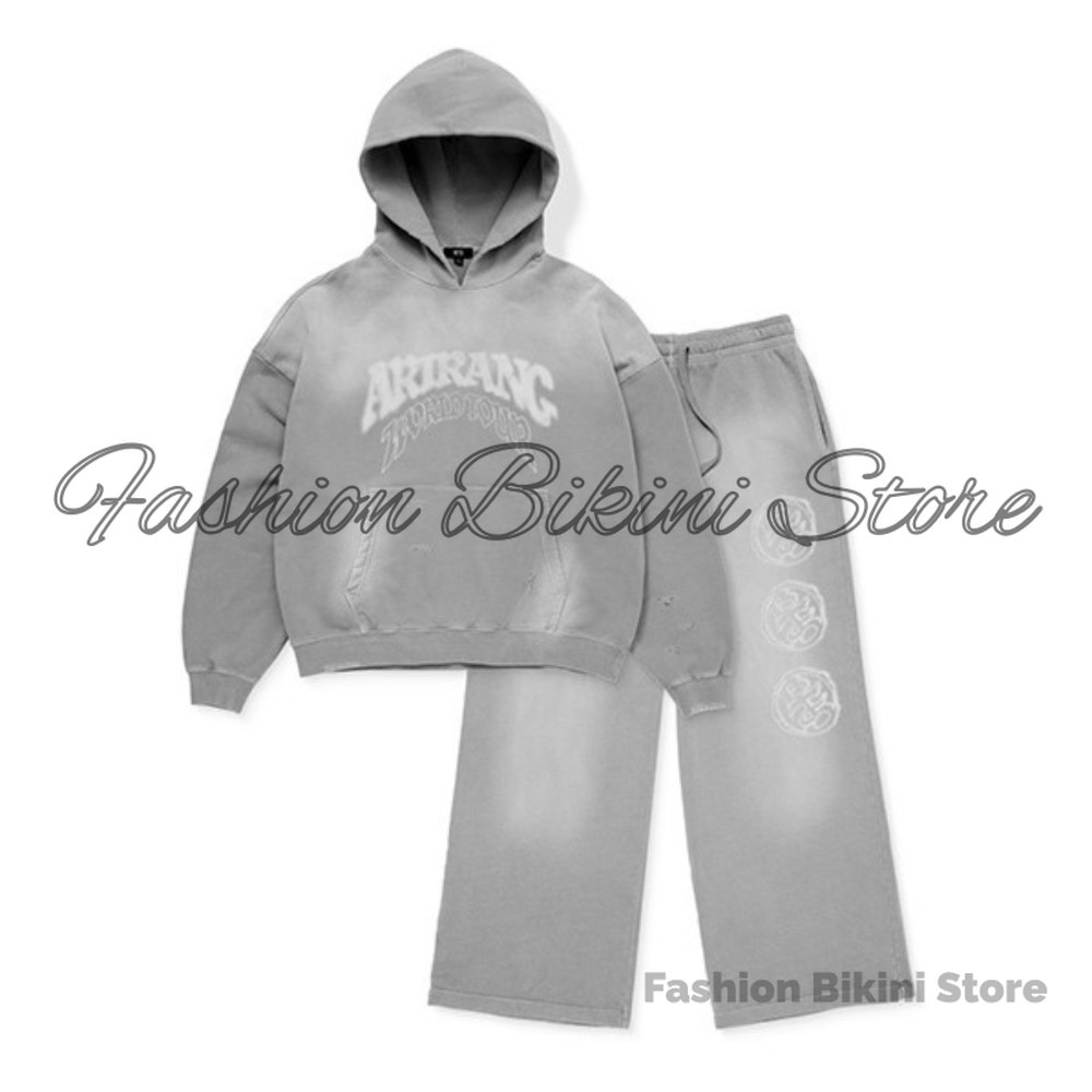 NEUER gewaschener grauer Retro – Streetwear Hoodie Bewertung und Preis