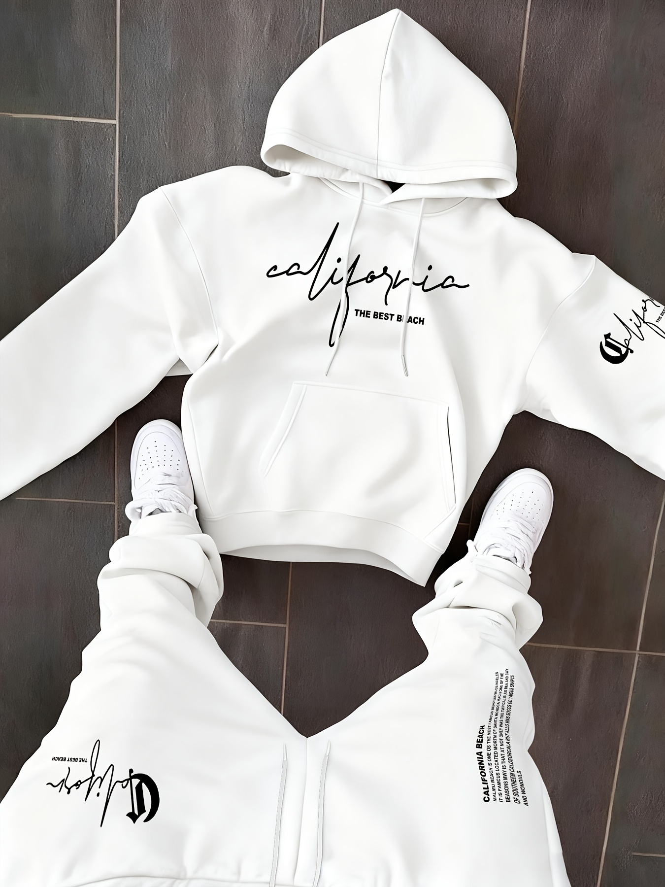 Herren 2-teilige Sets Hoodie T – Streetwear Hoodie Bewertung und Preis