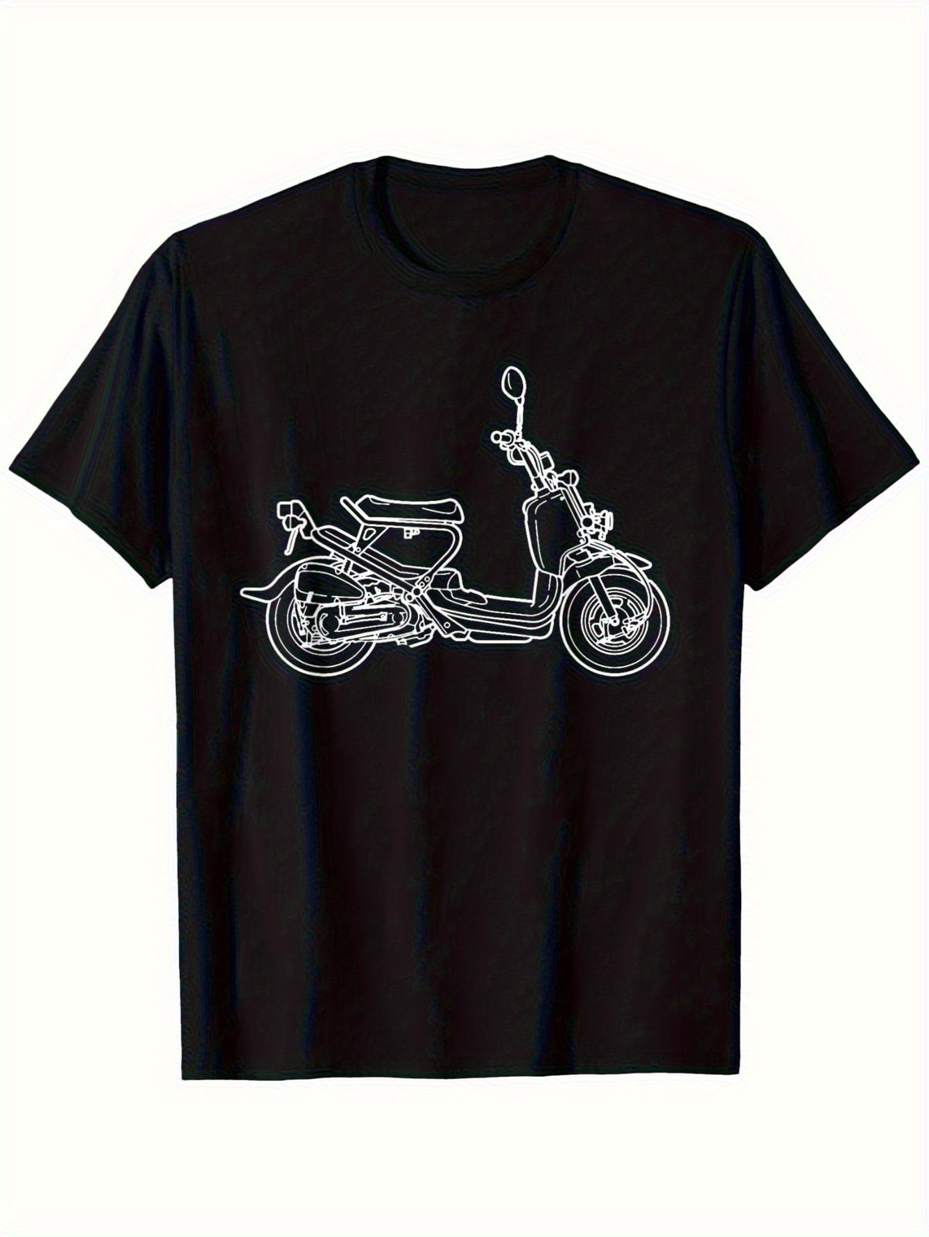Vintage Piaggio Motorrad-T-Shi – Mens Fashion In The 50S Bewertung und Preis