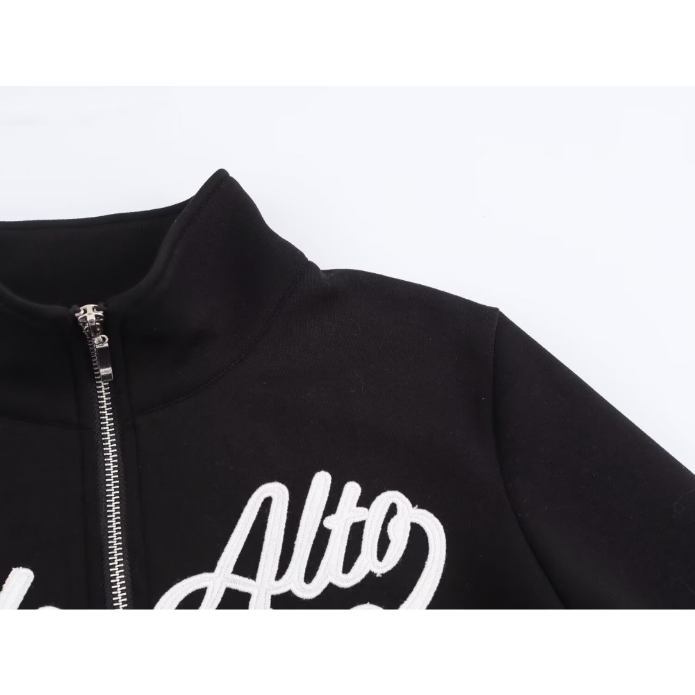 Lässiges schwarzes Varsity-Spo – Varsity Jacket Letterman Bewertung und Preis