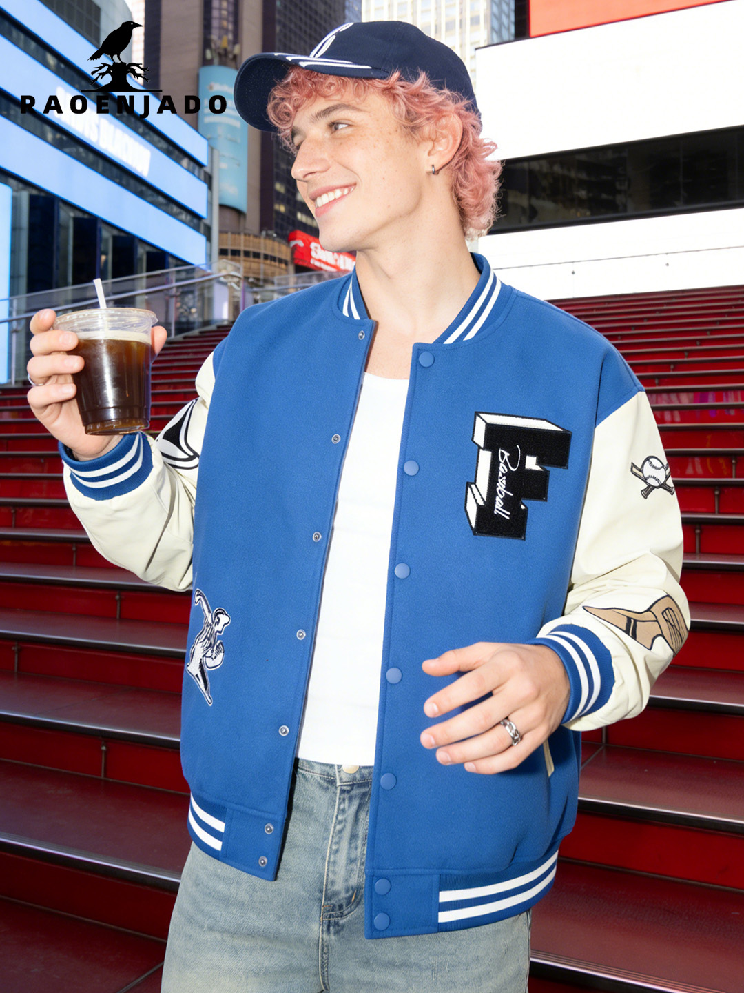 Herren-Collegejacke mit Kunstl – Varsity Jacket Letterman Bewertung und Preis