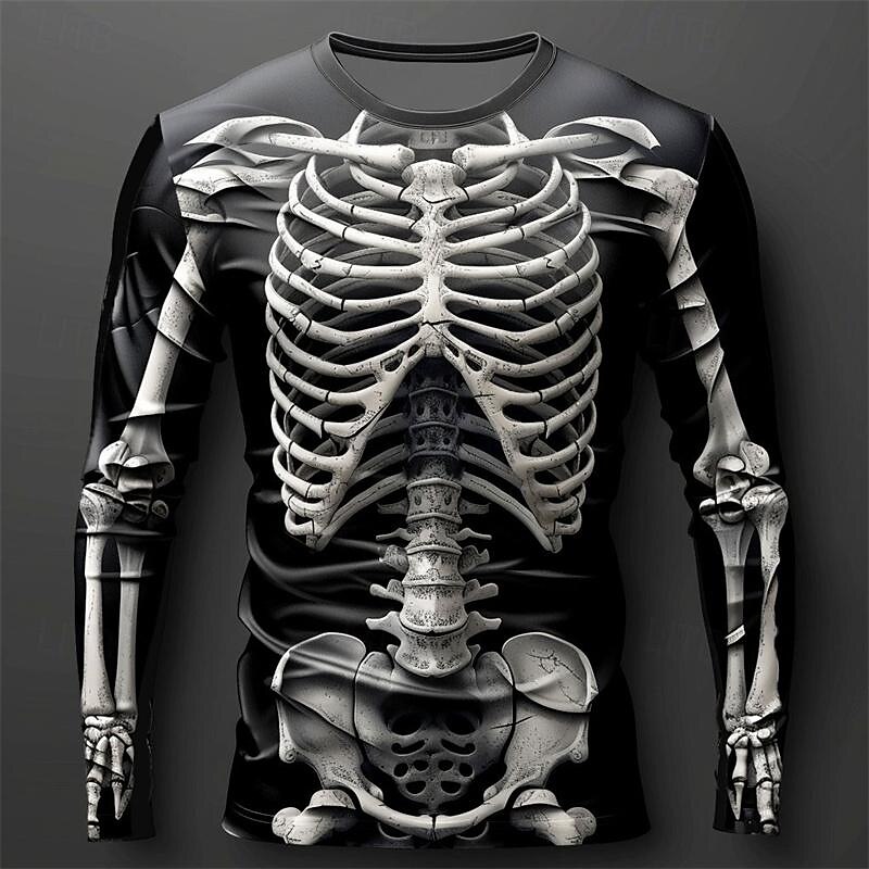 Herren 3D-Flammen-Totenkopf-Mu – Men'S Fashion T Shirts Bewertung und Preis