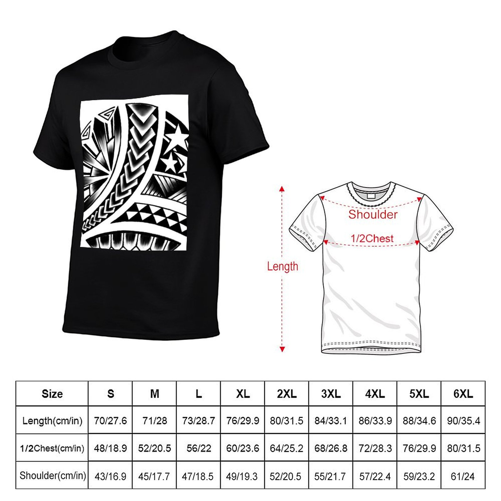 T-Shirt mit traditioneller phi – Men'S Fashion Philippines Bewertung und Preis