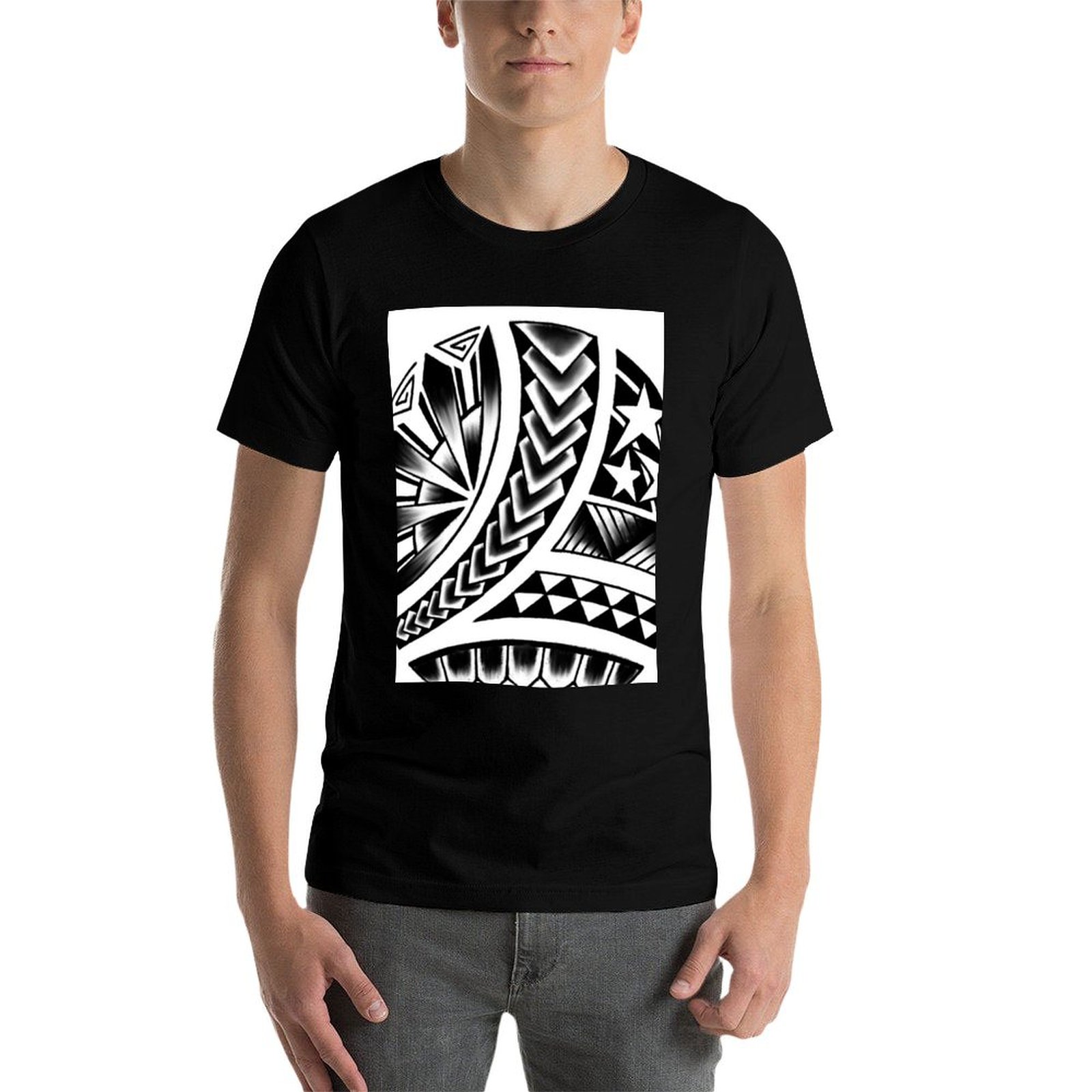 T-Shirt mit traditioneller phi – Men'S Fashion Philippines Bewertung und Preis